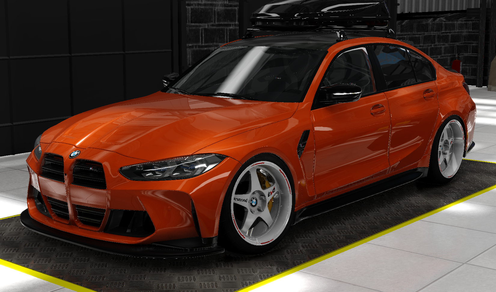 BMW M3 G80 Drift, skin 03_M_Toronto_Rot
