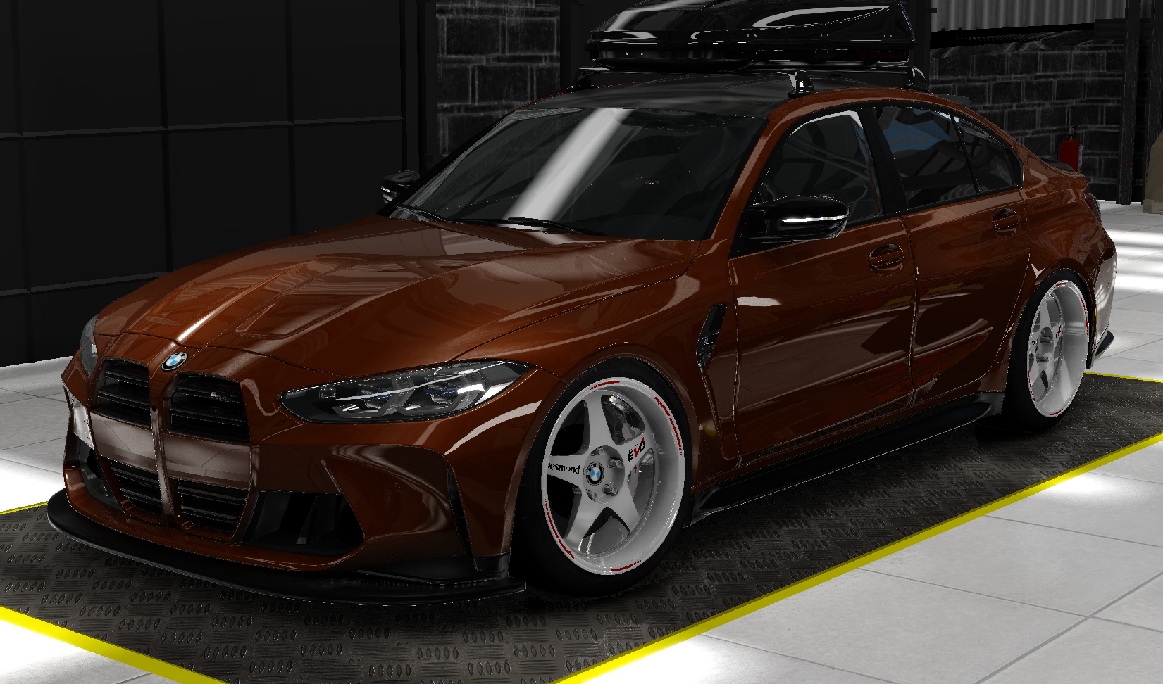BMW M3 G80 Drift, skin brown