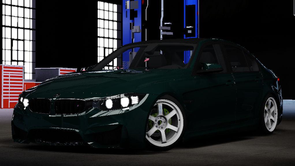 BMW M3 F30 Drift '16, skin Dark Green