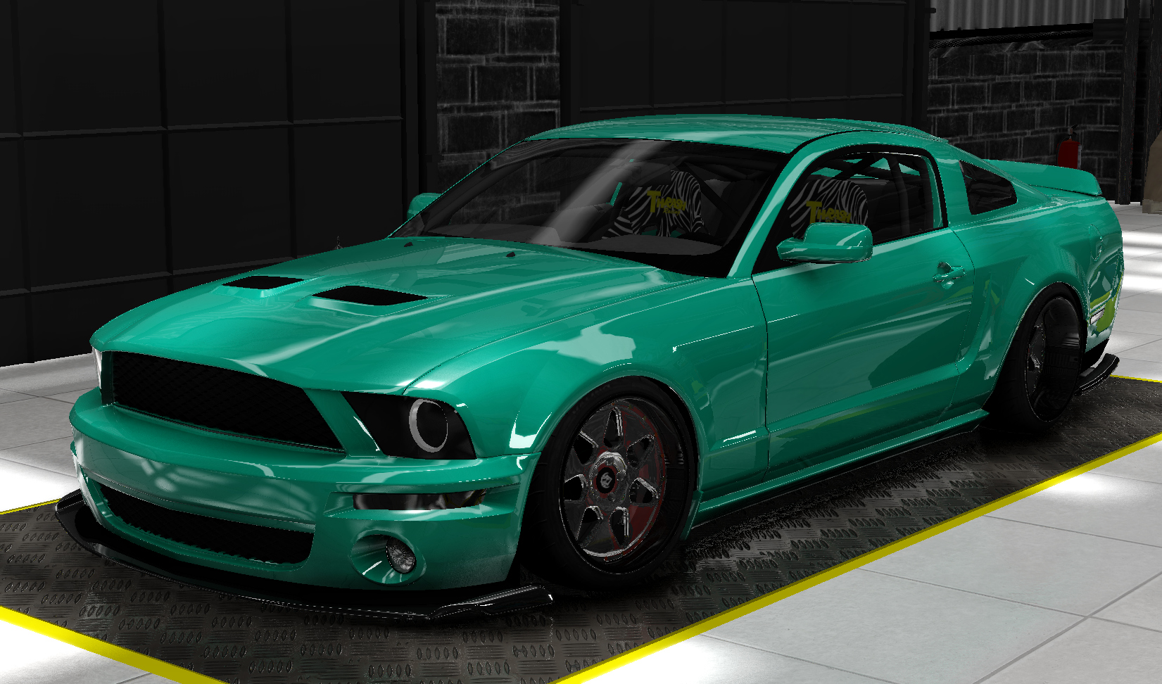 Ford Mustang S197, skin 04_fucboi competitve