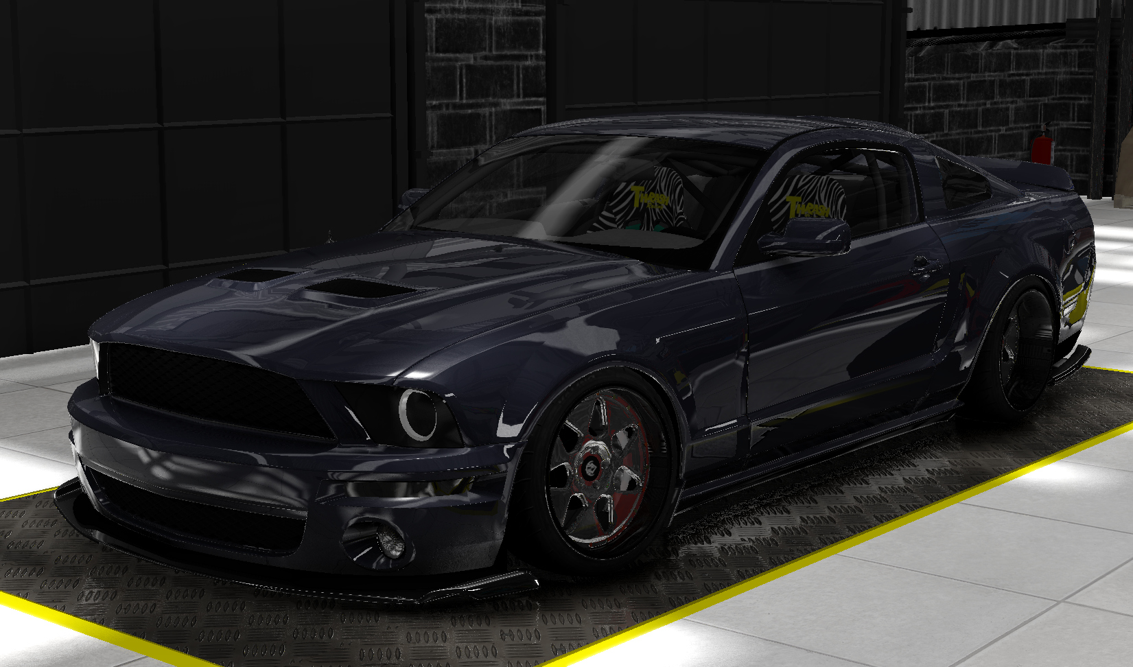 Ford Mustang S197, skin Concord Gray