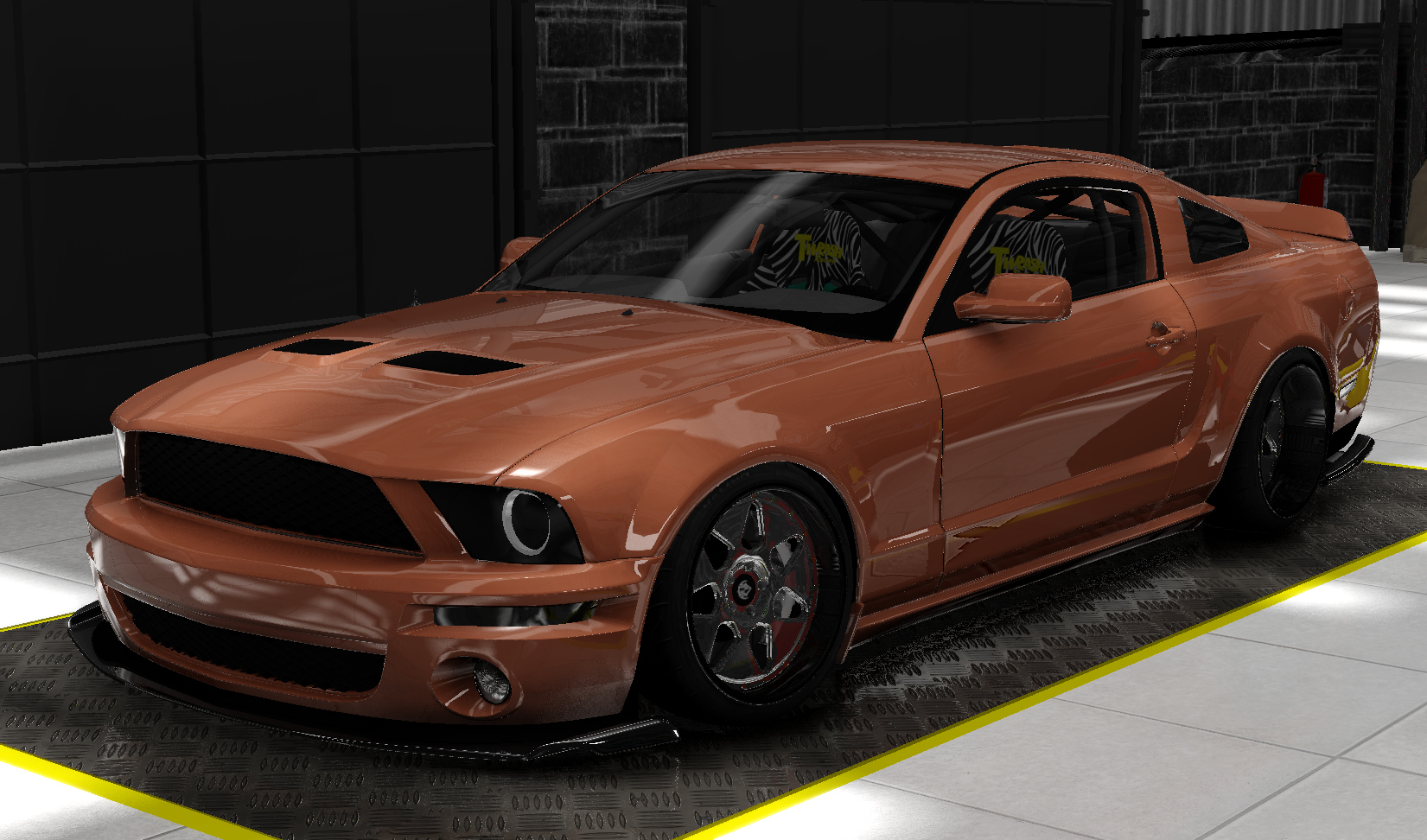 Ford Mustang S197, skin maziora_ruby