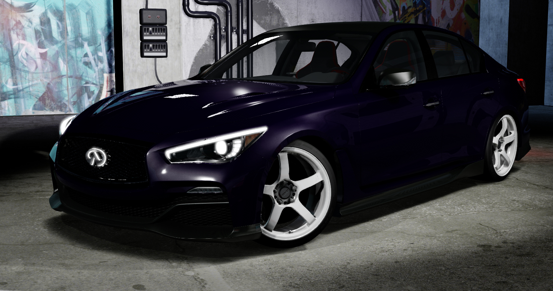 Infiniti Q50 AWD, skin midnight_purple