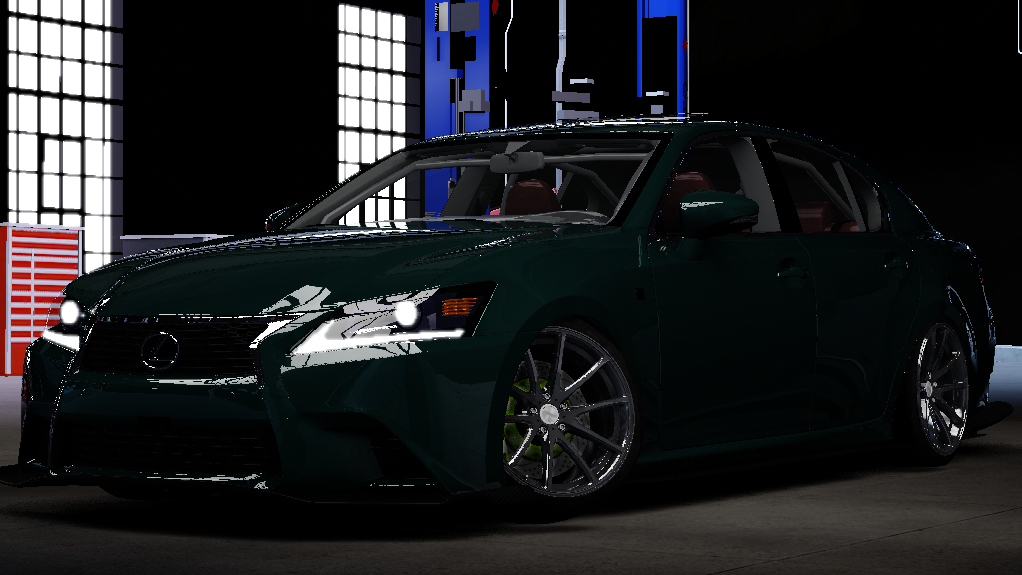 Lexus GSF Drift, skin Dark Green