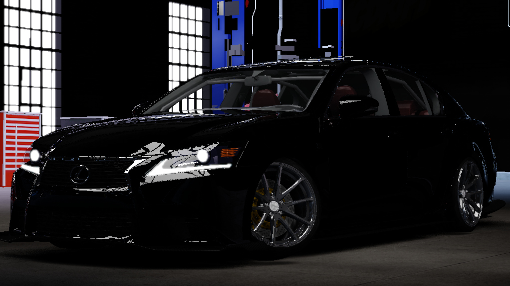 Lexus GSF Drift, skin black