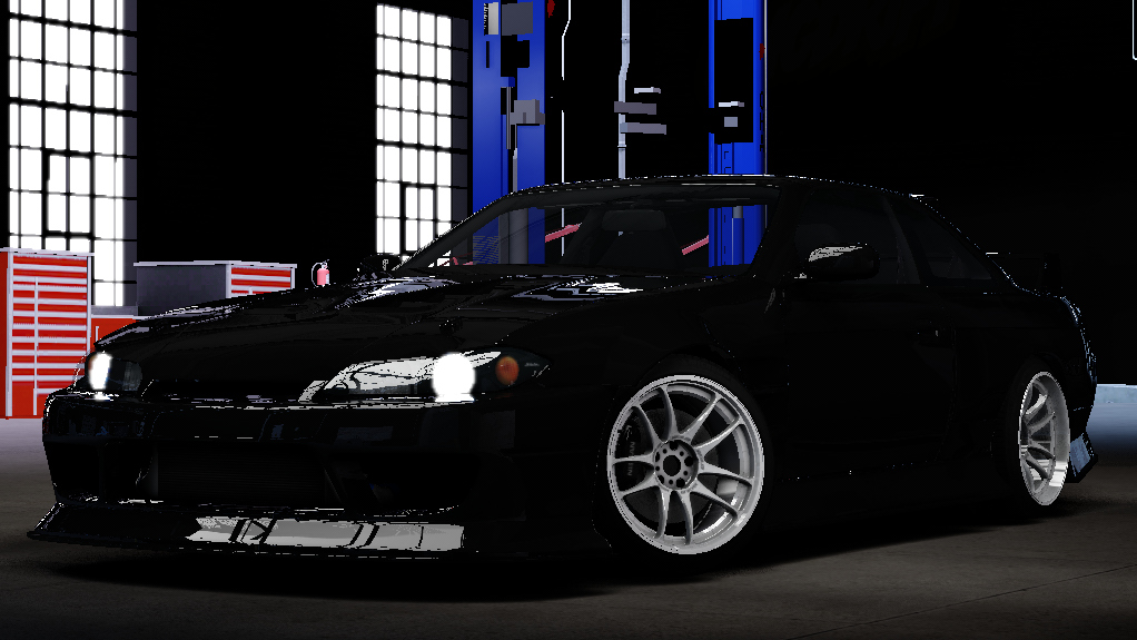 Nissan Silvia S14.5 Drift, skin Super Black