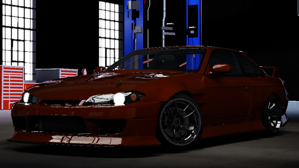 Nissan Silvia S14.5 Drift, skin brown