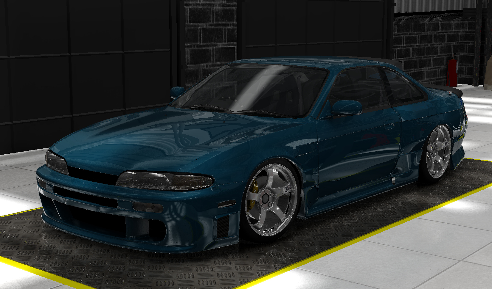 Nissan Silvia S14 VQ35DE, skin Marlin Blue