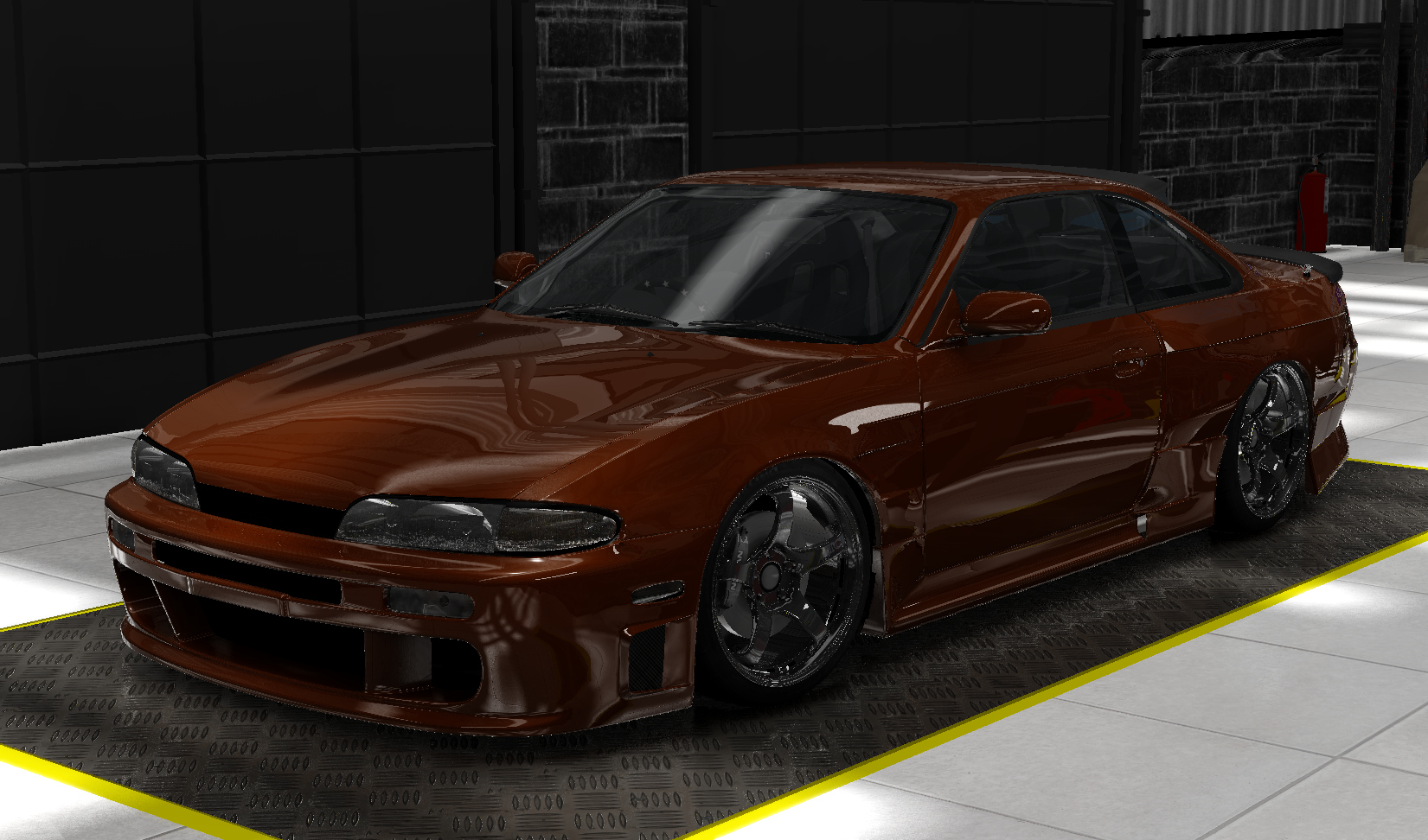 Nissan Silvia S14 VQ35DE, skin brown