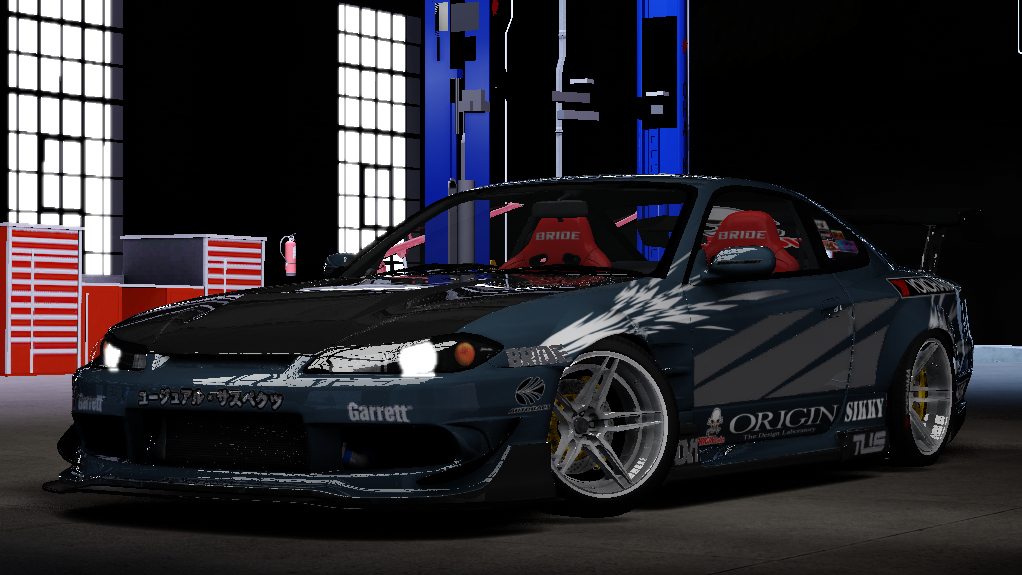 Nissan Silvia S15 Origin Lab VDC, skin Speedxs Dark Blue