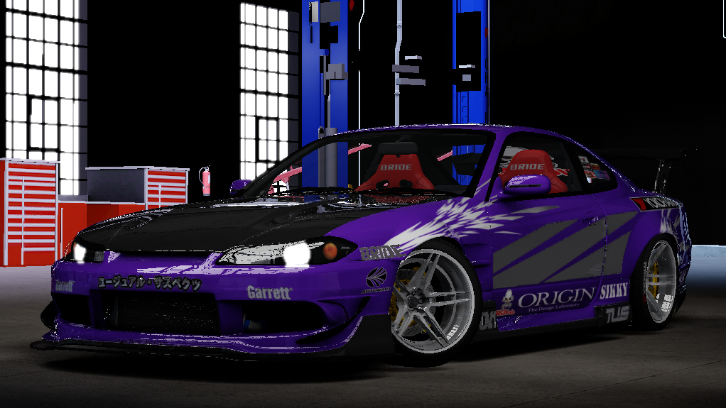 Nissan Silvia S15 Origin Lab VDC, skin Speedxs Purple