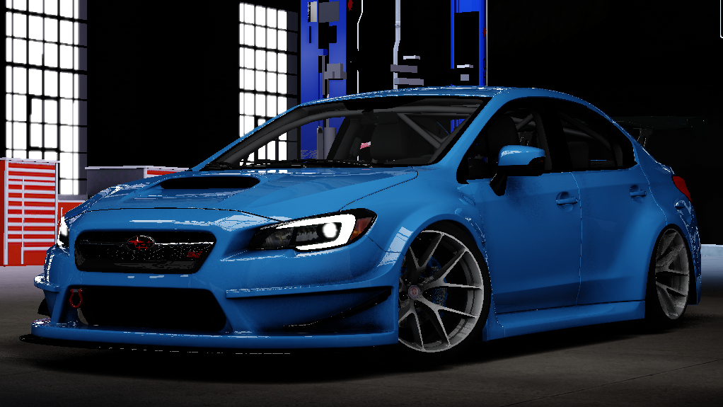 Subaru WRX STI  Drift, skin hyper blue