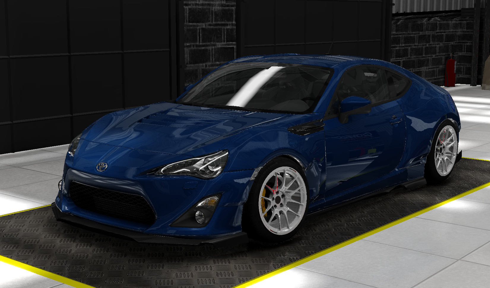 Toyota GT86  Drift, skin Light Blue