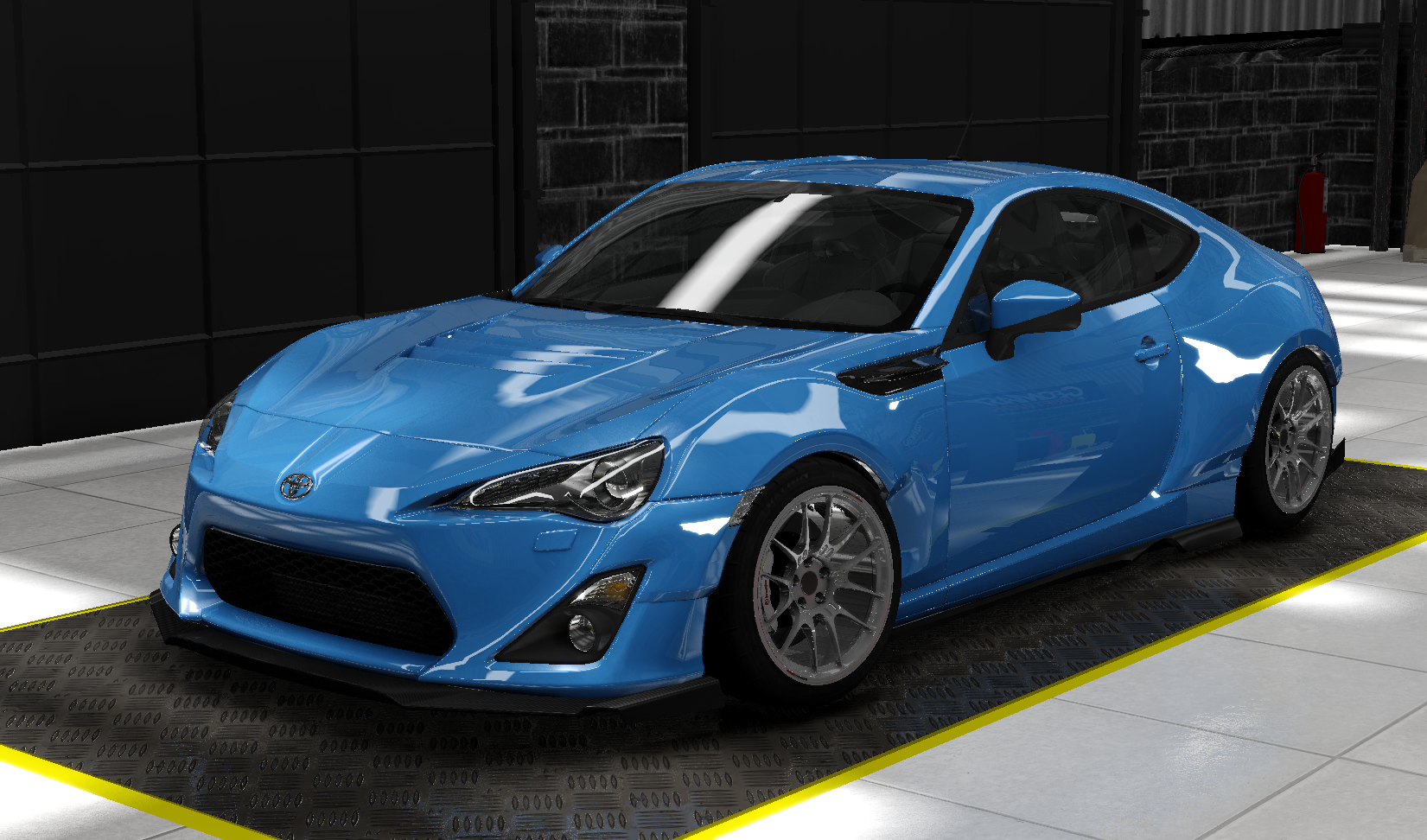 Toyota GT86  Drift, skin hyper blue