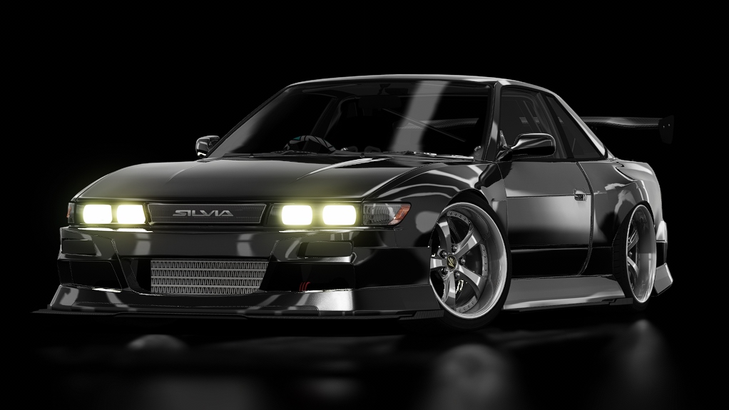 Nissan Silvia S13 Spirit Rei TCL, skin sb_black