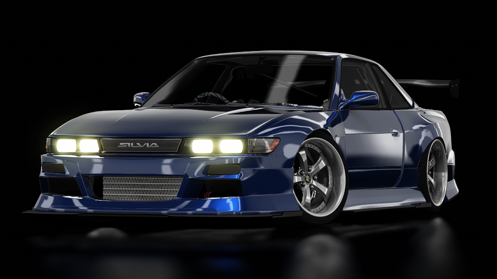 Nissan Silvia S13 Spirit Rei TCL, skin sb_blue_b