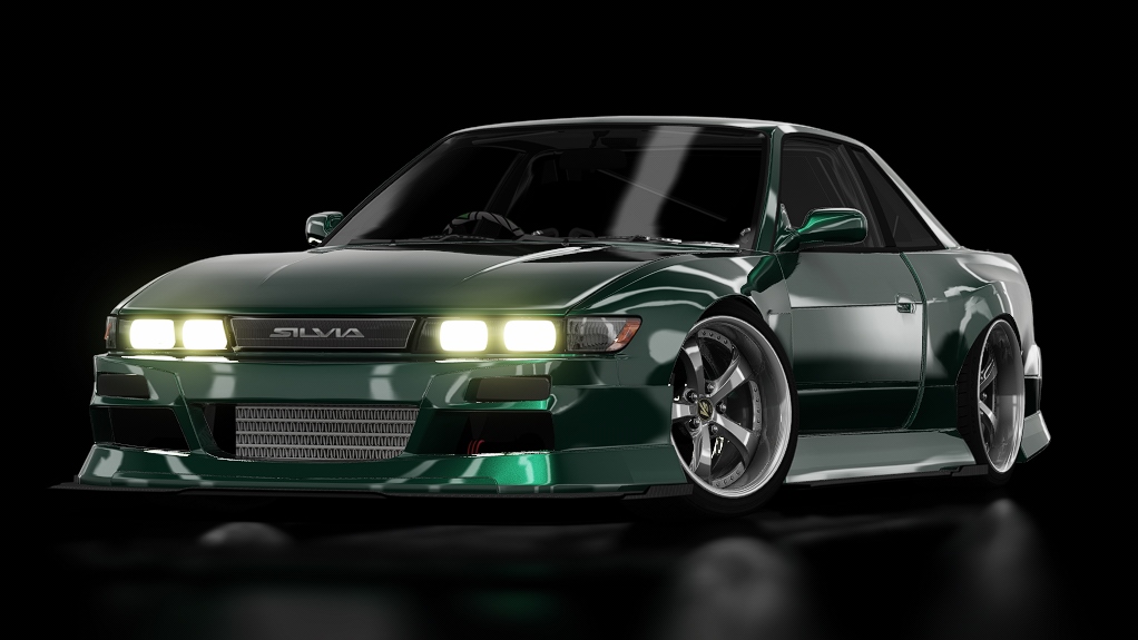 Nissan Silvia S13 Spirit Rei TCL, skin sb_green