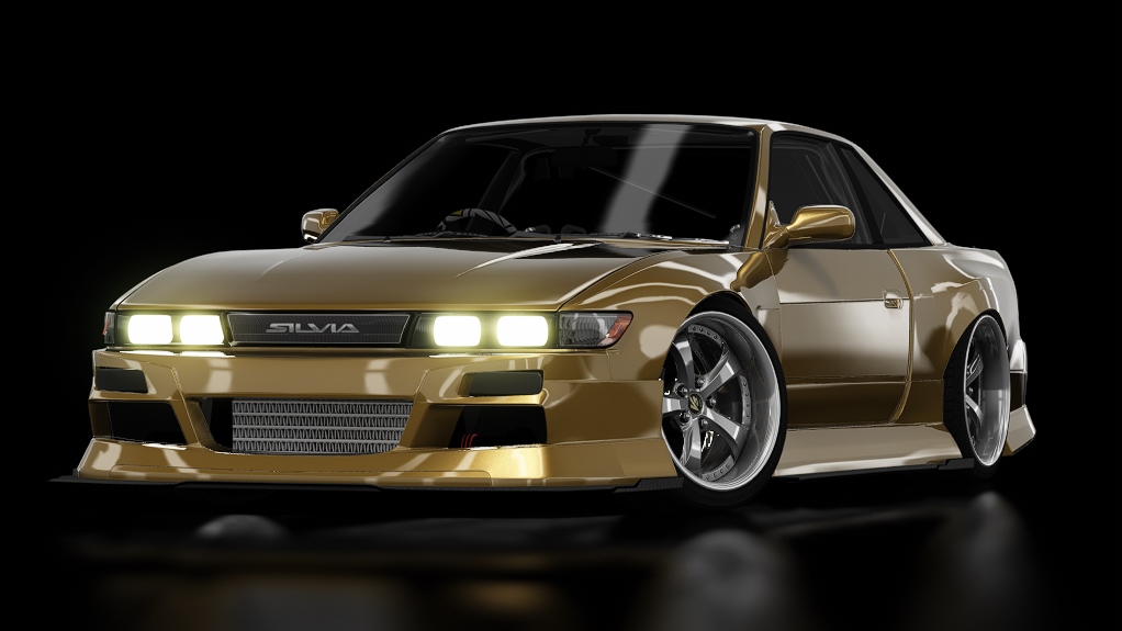 Nissan Silvia S13 Spirit Rei TCL, skin sb_yellow