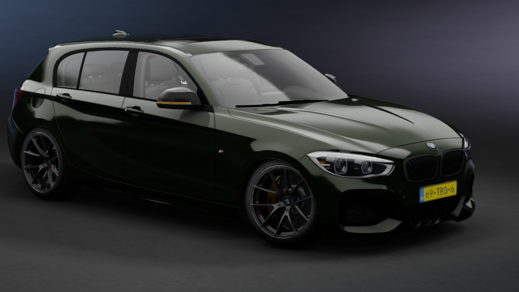 BMW M140i Manual 2019, skin 06 - BMW Individual British Racing Green non-metallic