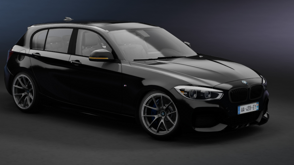 BMW M140i Manual 2019, skin 07 - BMW Individual Carbon Black metallic