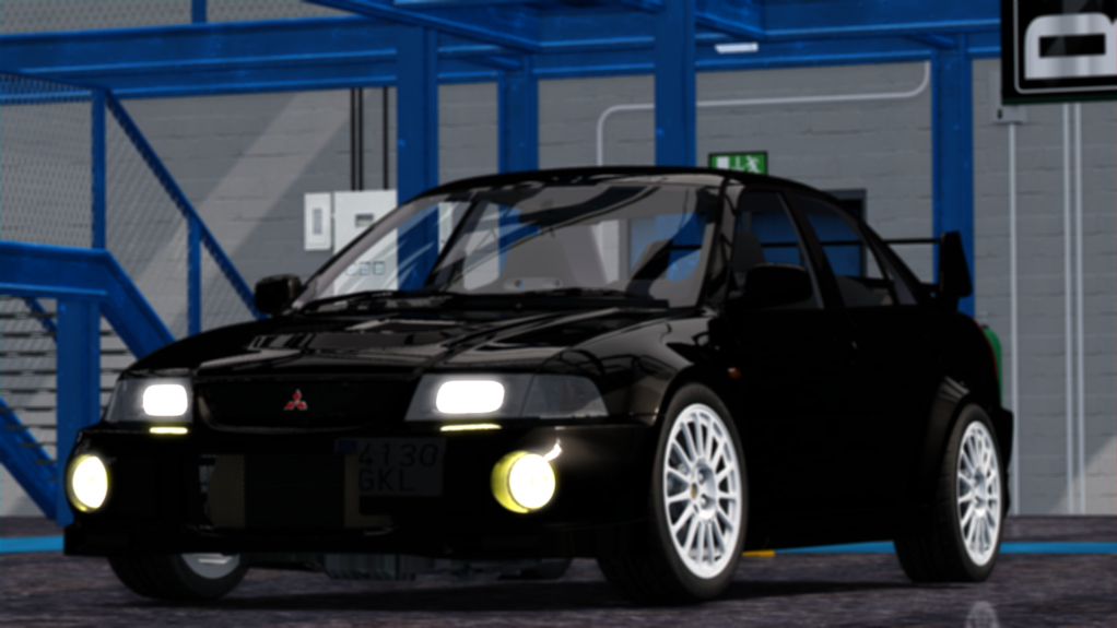 ⭐TNT Mitsubishi Lancer Evolution VI GSR⭐, skin Black