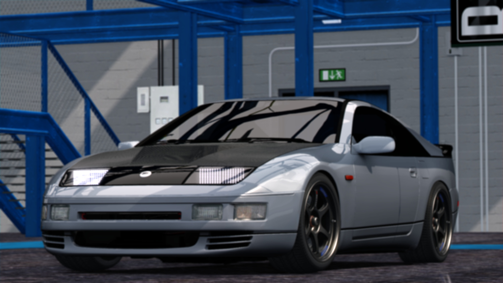 ⭐TNT Nissan Fairlady 300ZX⭐, skin 01_Diamond_Silver_Metallic