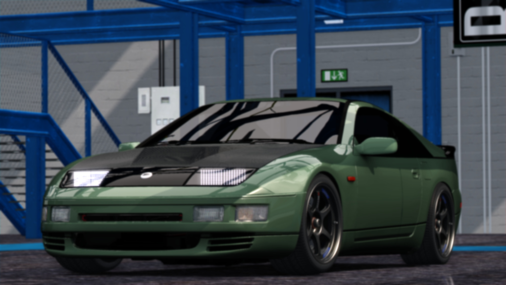 ⭐TNT Nissan Fairlady 300ZX⭐, skin 03_Jankgreen