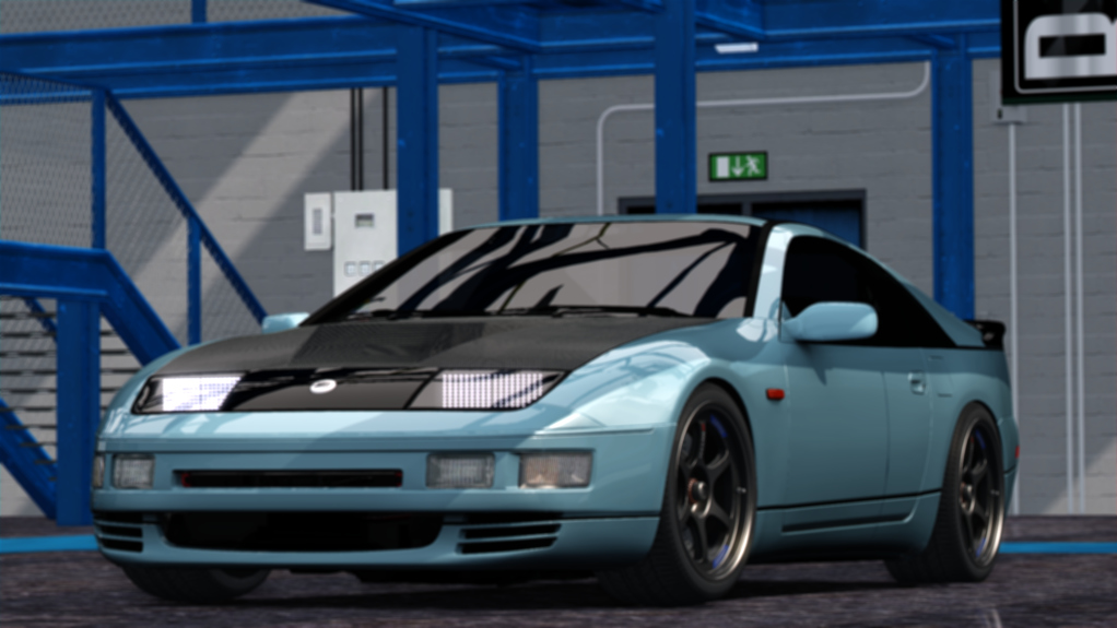 ⭐TNT Nissan Fairlady 300ZX⭐, skin 07_Miami_Blue