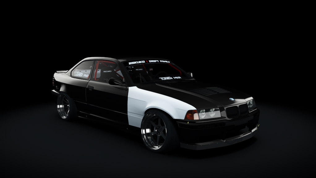 Eskuko Missile E36 coupe, skin Black&White