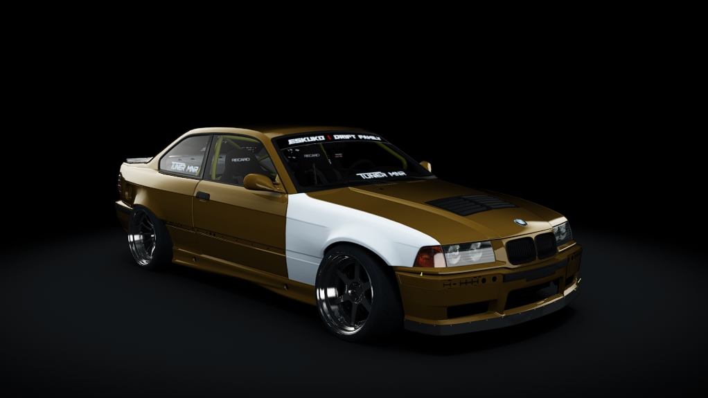 Eskuko Missile E36 coupe, skin Brown&White