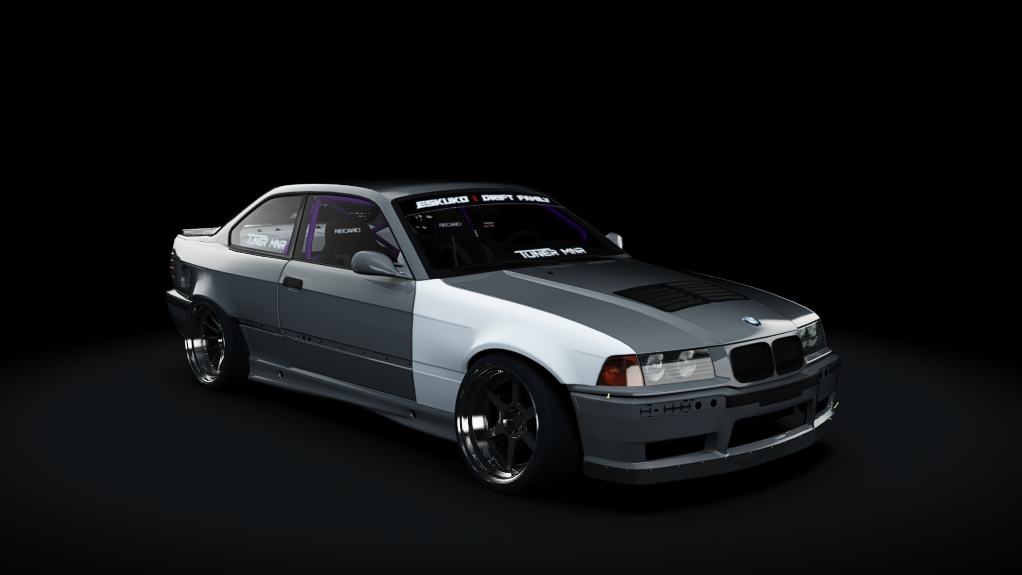 Eskuko Missile E36 coupe, skin Grey&White