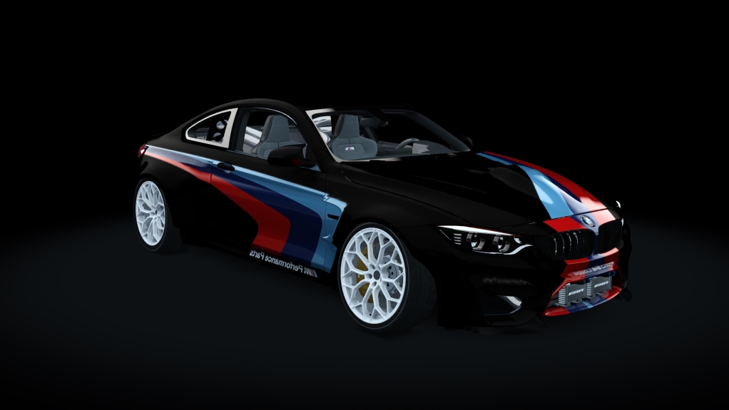 TUS BMW M4, skin m_black_stripe
