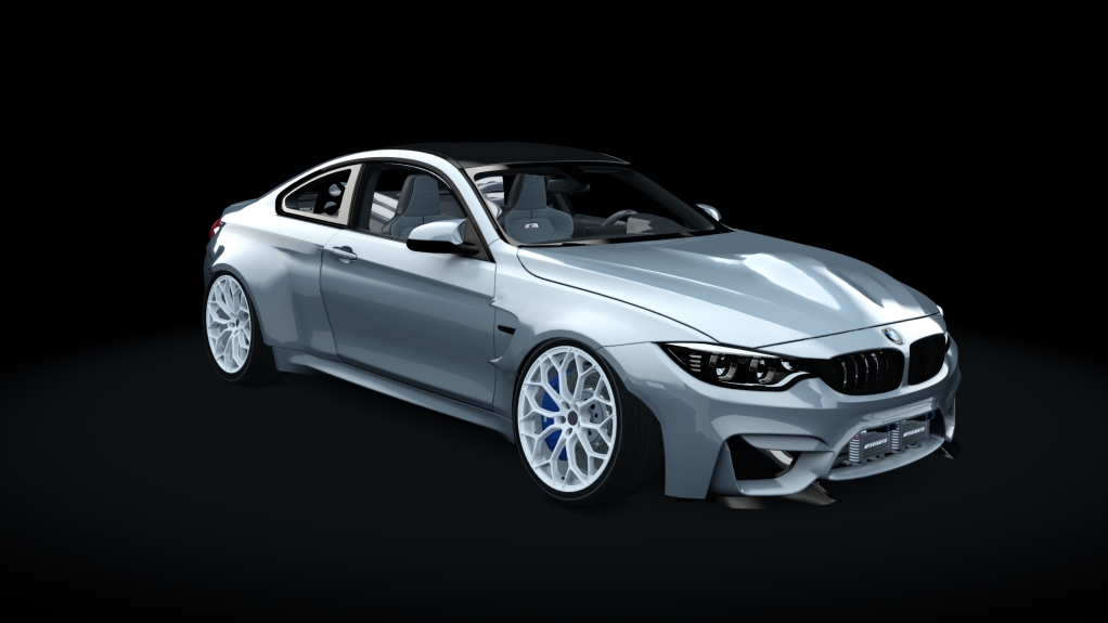 TUS BMW M4, skin silverstone_ii_metallic