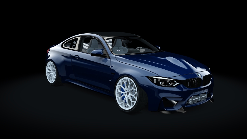 TUS BMW M4, skin tananit_blue_metallic
