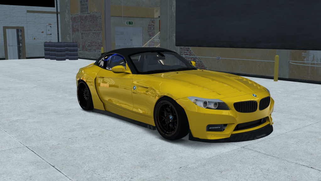 TUS BMW Z4, skin atacama_yellow
