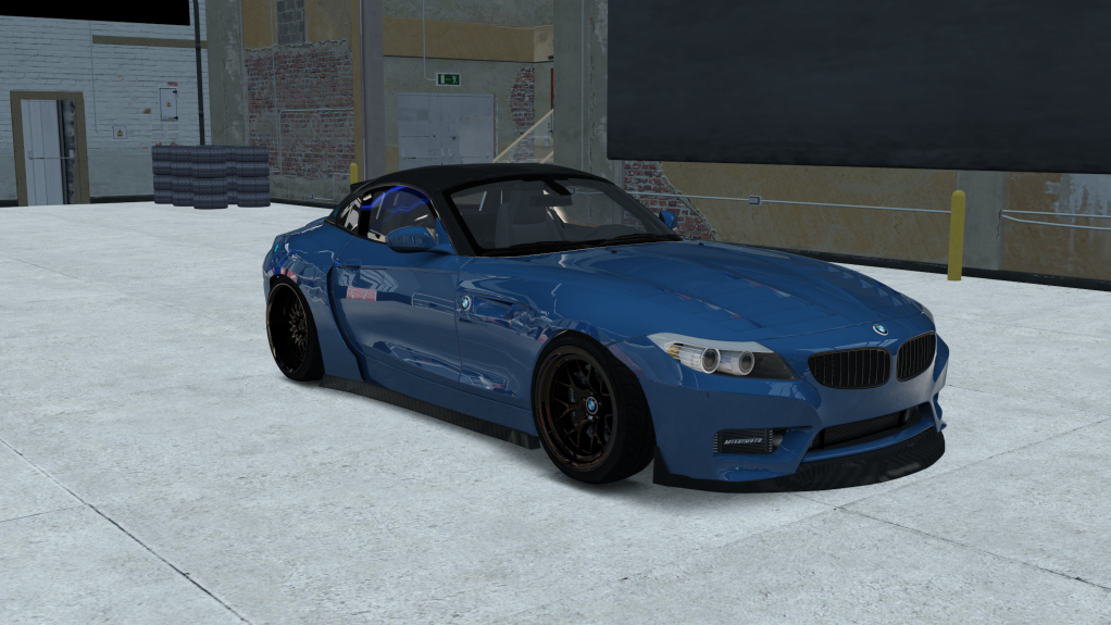 TUS BMW Z4, skin deep_sea_blue_metal