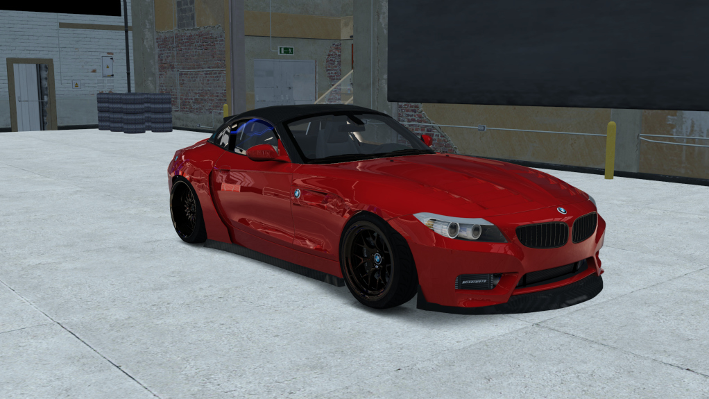 TUS BMW Z4, skin melbourne_red_metal