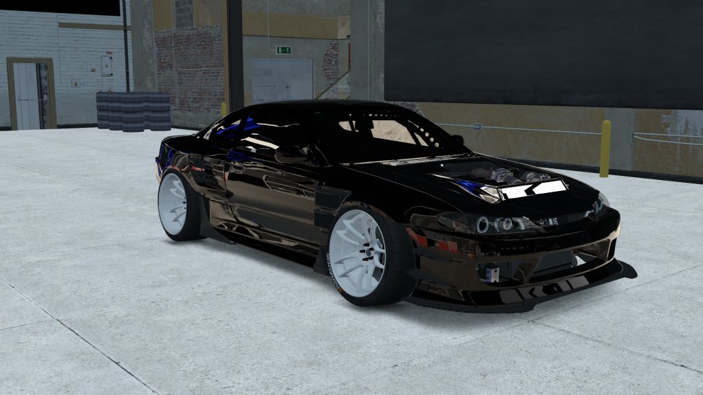 TUS Nissan Silvia S15, skin Black