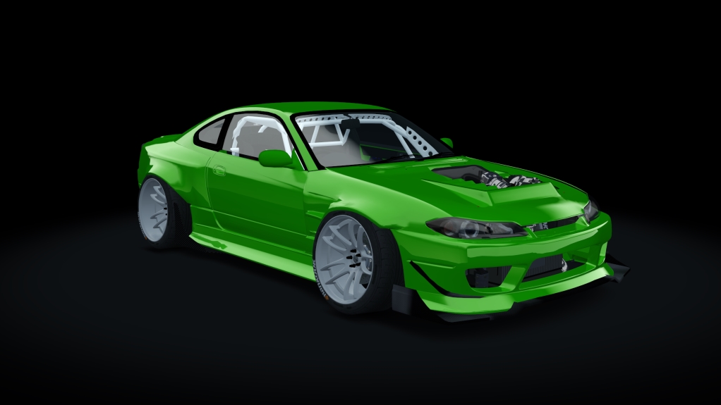 TUS Nissan Silvia S15, skin green