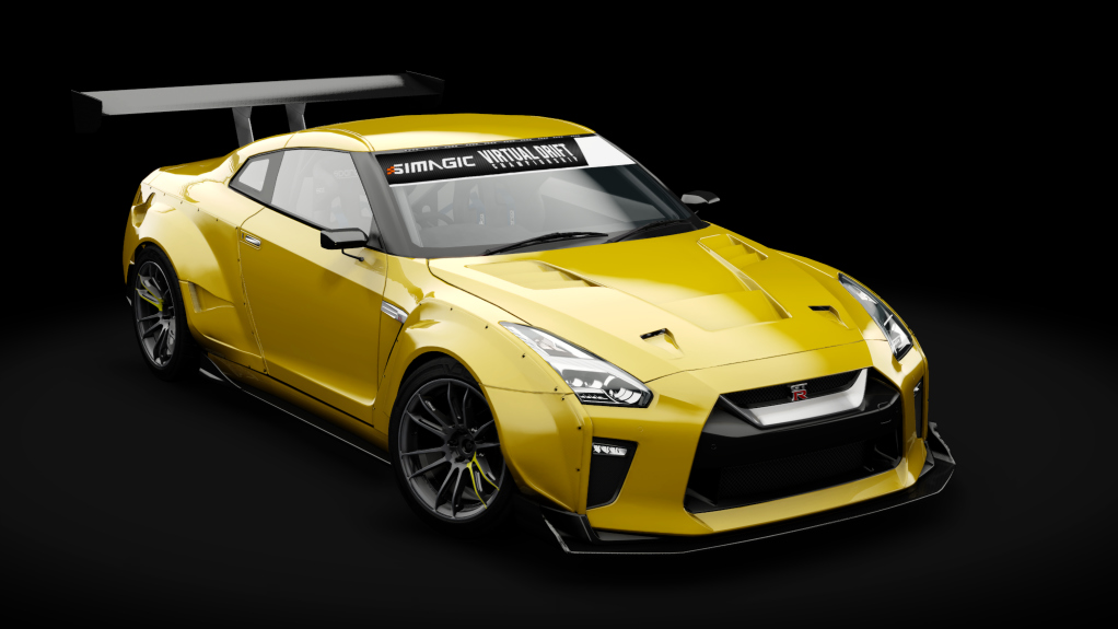 VDC Nissan GT-R DAMD Public 2.0, skin 04_lightning_yellow