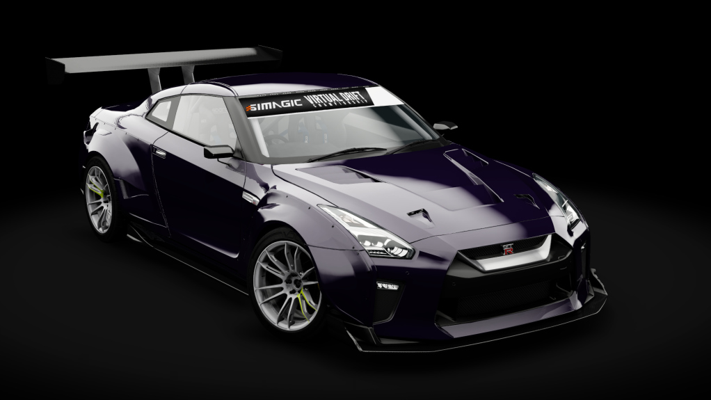 VDC Nissan GT-R DAMD Public 2.0, skin 07_midnight_purple_ii