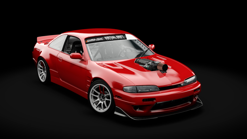 VDC Nissan Silvia S14 Zenki 4.0, skin 01_active_red