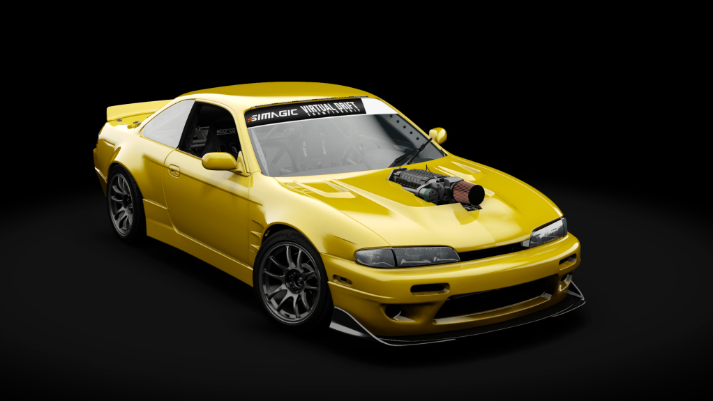 VDC Nissan Silvia S14 Zenki 4.0, skin 04_lightning_yellow
