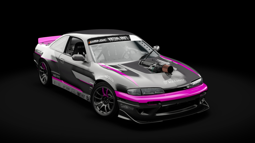 VDC Nissan Silvia S14 Zenki 4.0, skin VDC Andreas pink