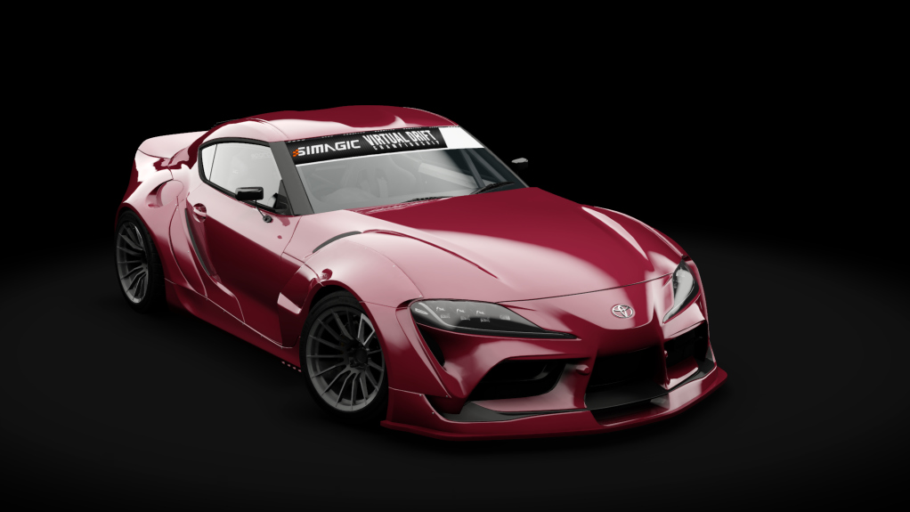 VDC Toyota Supra A90 Public 4.0, skin ignition_red