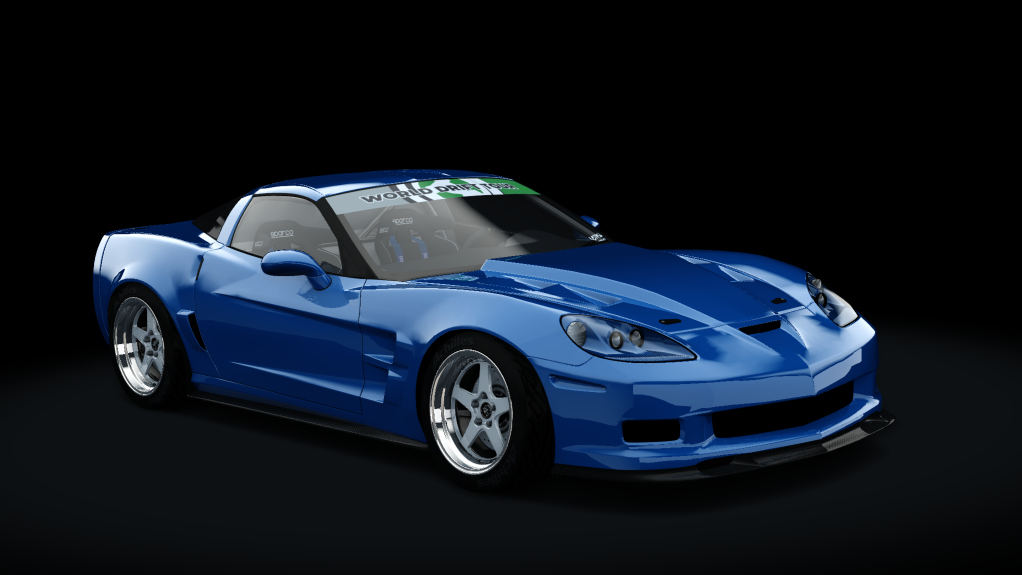 WDT Corvette C6, skin blue