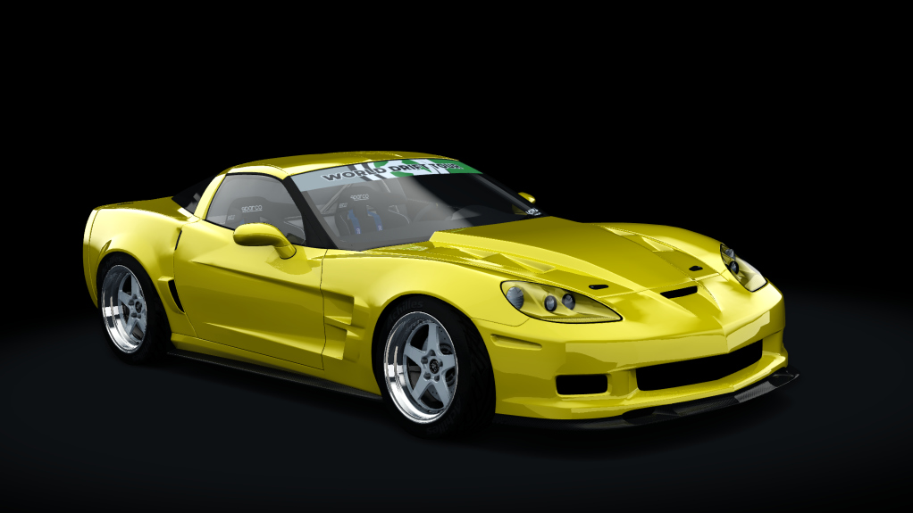 WDT Corvette C6, skin yellow