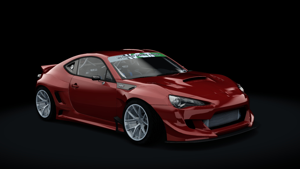 WDT Toyota GT86, skin red